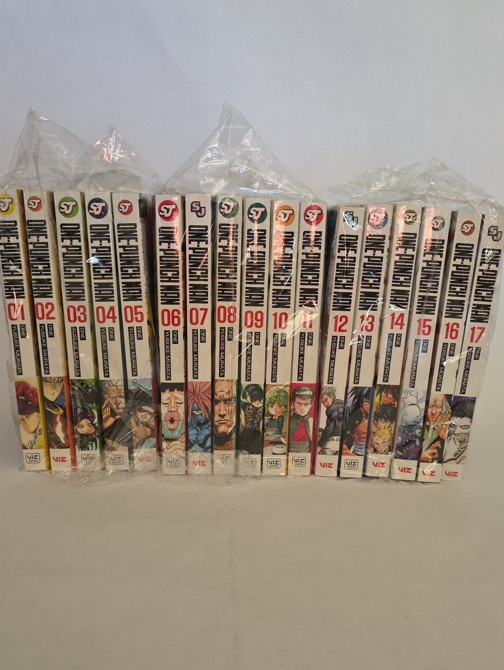 One-Punch Man Manga Book Series Lot Volumes 01 - 17 English Shonen Jump VIZ
